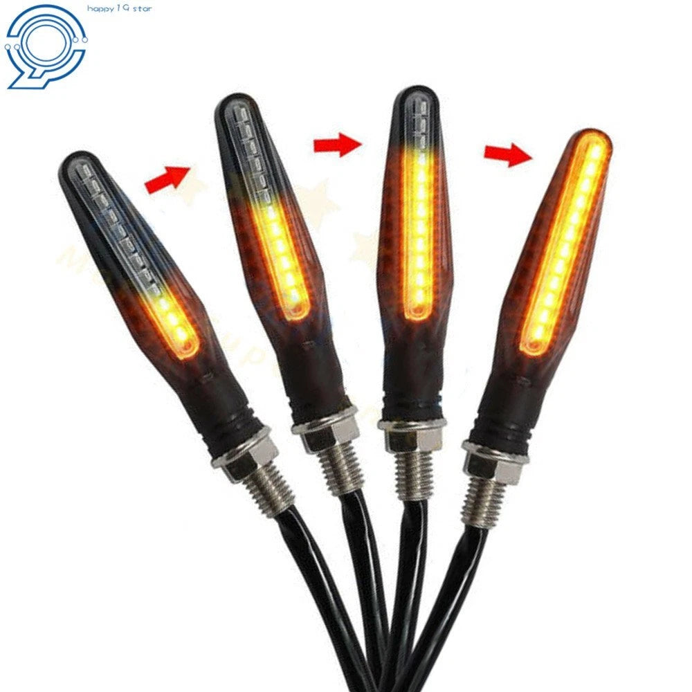 Set of 4 LED Turn Signal Lights for Universal Motorcycle