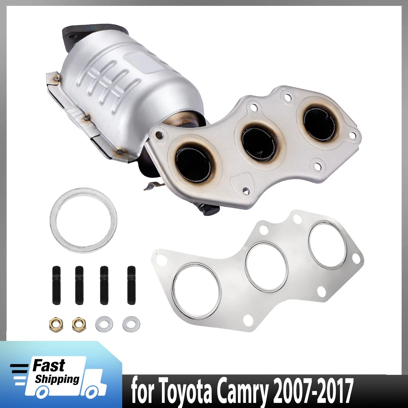 Bank 1 Right Side Manifold Catalytic Converter for Toyota Camry V6 (2007–2017)