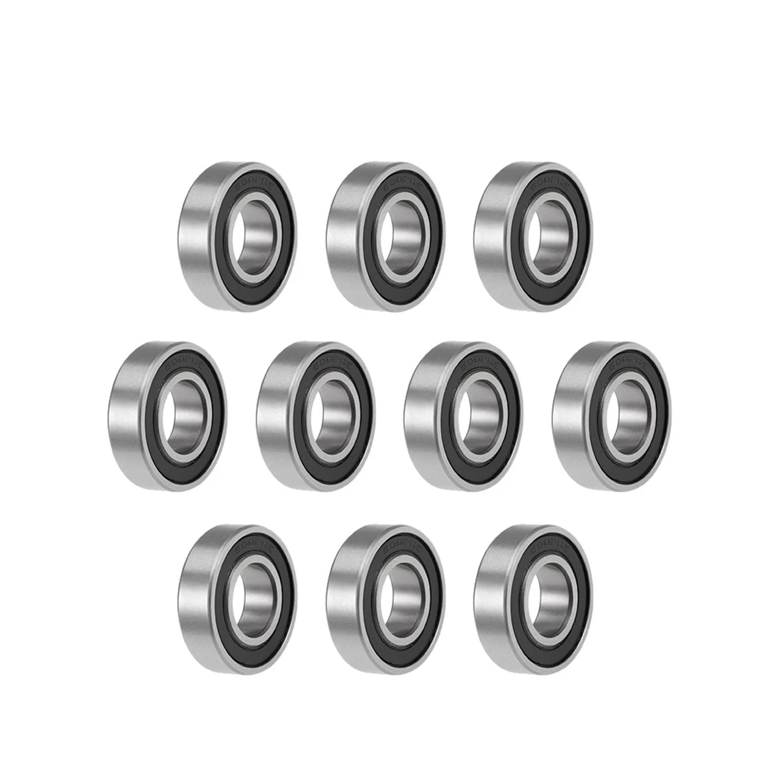 Set of 10 6002-2RS Ball Bearings for Various Models (15x32x9mm)