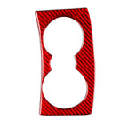Cup Holder Panel Cover Trim for Alfa Romeo Giulia (2017–2019) Red