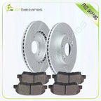 Front Brake Rotors & Ceramic Pads for Hyundai Elantra (2011–2016) & Kia Forte (2010–2013)