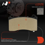 Set of 4 Front Side Ceramic Brake Pads for Ford Focus (2016-2018)