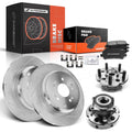 Drilled Brake Rotor & Pad Set for Acura MDX ZDX (2007–2013)