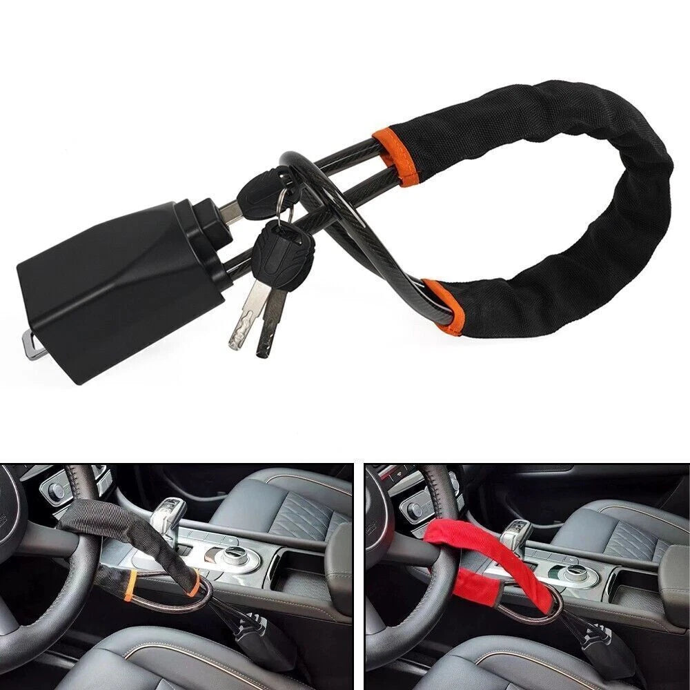 Universal Anti-Theft Steering Wheel Lock for Car Truck SUV