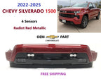 Front Bumper for Chevy Silverado 1500 (2022–2025) Radiant Red MET #1
