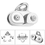 Stainless Steel Cam Cleat Fairlead for Marine Sailing (Kayak Canoe)
