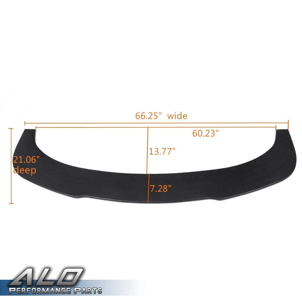 Front Bumper Lip Splitter Diffuser for Universal Fit