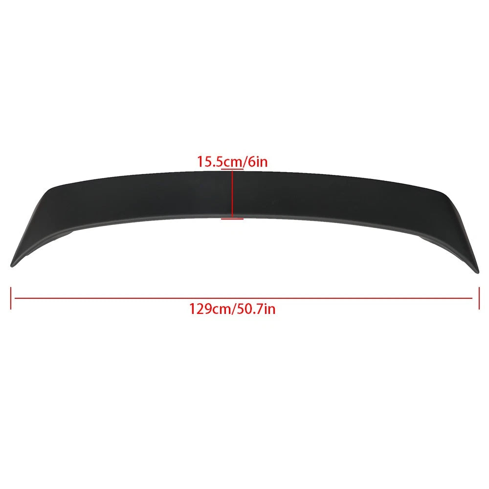 Matte Black Rear Trunk Spoiler Lip for Toyota Corolla (2009–2013)