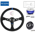 14in Steering Wheel with Quick Release Hub for BMW M3 M5 318I 325 528e
