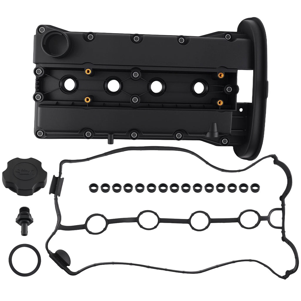 Engine Valve Cover for Chevrolet Aveo (2008–2017) Black Gasket