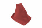 Leather Manual Shift Boot Cover for Volvo C30 C70 S40 (2004–2013) Red