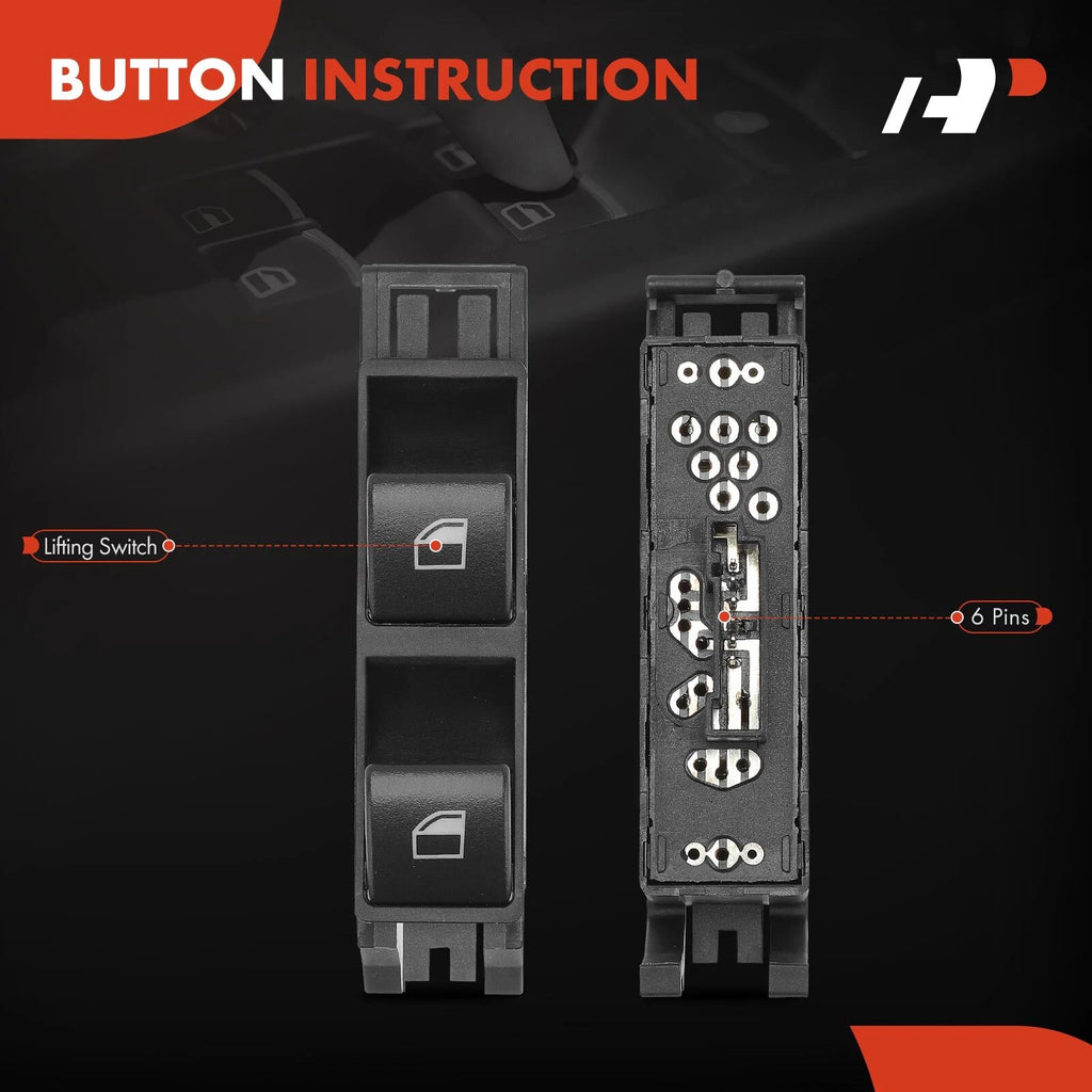 Front Right Power Window Switch for BMW E46 325i 330i 2001-2005