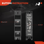 Front Right Power Window Switch for BMW E46 325i 330i 2001-2005