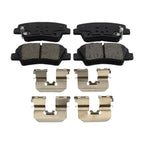DuraGo Rear Rotors & Bosch QuietCast Ceramic Disc Brake Pads Kit for Kia Soul (2010–2023)