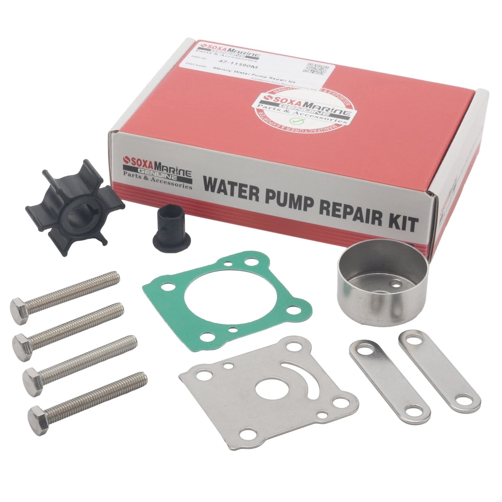 Water Pump Repair Kit for Mercury Mariner 6/8 HP (11656M/11656T)