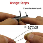 Adjustable Knot Ring Tool for Carp Fishing Loops (5mm-35mm) Aluminum