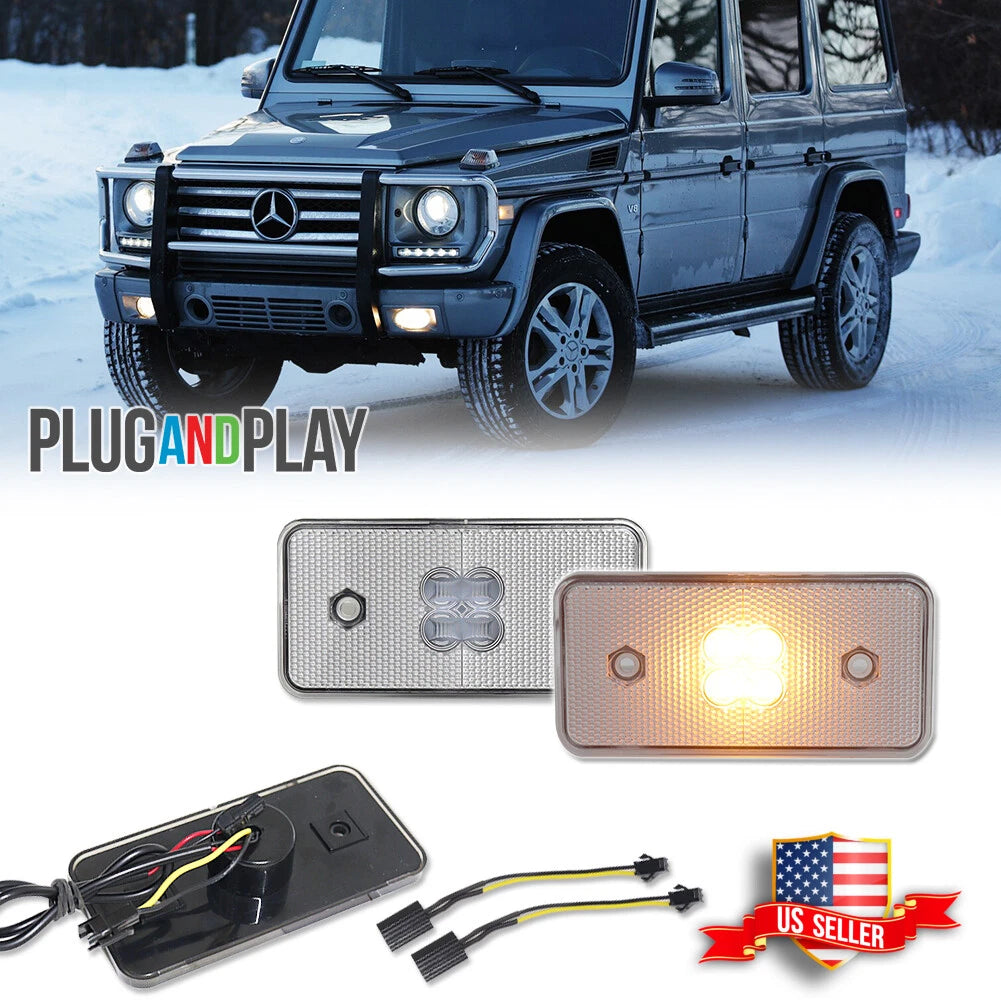 LED Side Marker Lights for Mercedes-Benz G-Class (2002–2014)