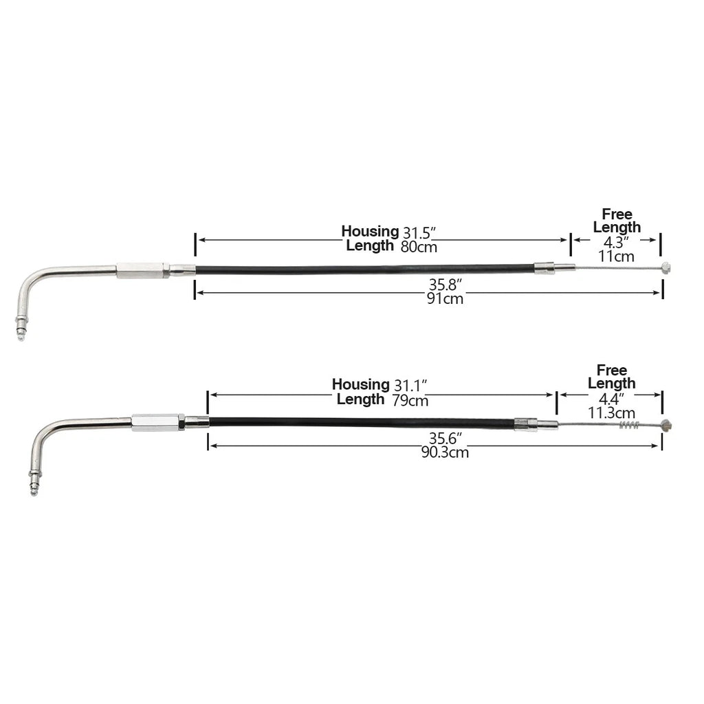 Throttle Cable for Harley Sportster XL883 XL1200 (1991–2023)