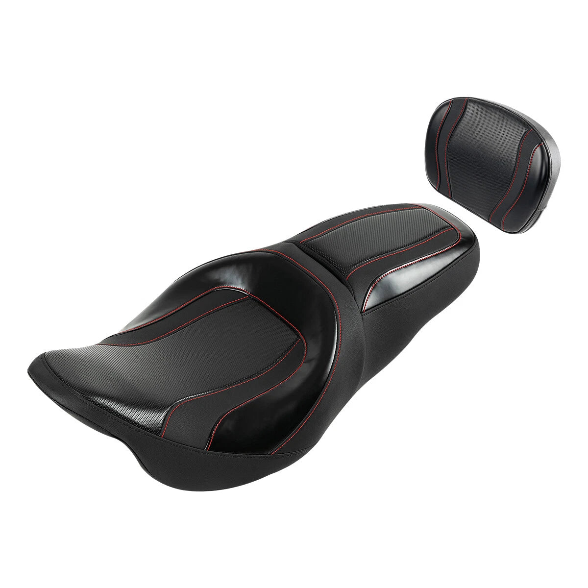 Seat Backrest Pad for Harley Touring Street Glide (2009–2023)
