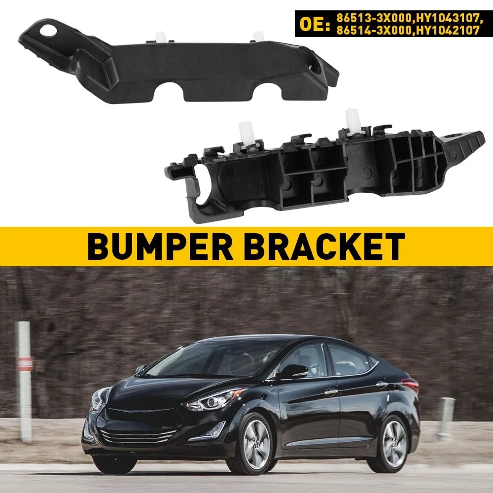Set of 2 Bumper Brackets for Hyundai Elantra (2011–2016) 86513-3X000