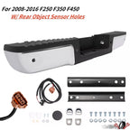 Rear Step Bumper with Sensor Hole for Ford F-250 F-350 F-450 (2008–2016)