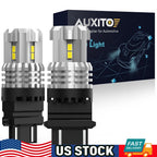 2X AUXITO 3157 3156 LED 3020-SMD 6000K White Backup Tail Reverse Light Bulbs