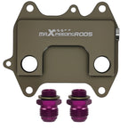 AN10 Oil Filter Sandwich Adapter for VW Audi TDI (Aluminum Anodized Purple)