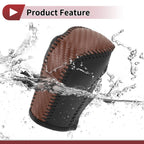 1 Pc Gear Shift Knob Cover for Honda Inspire (2023) Brown Faux Leather