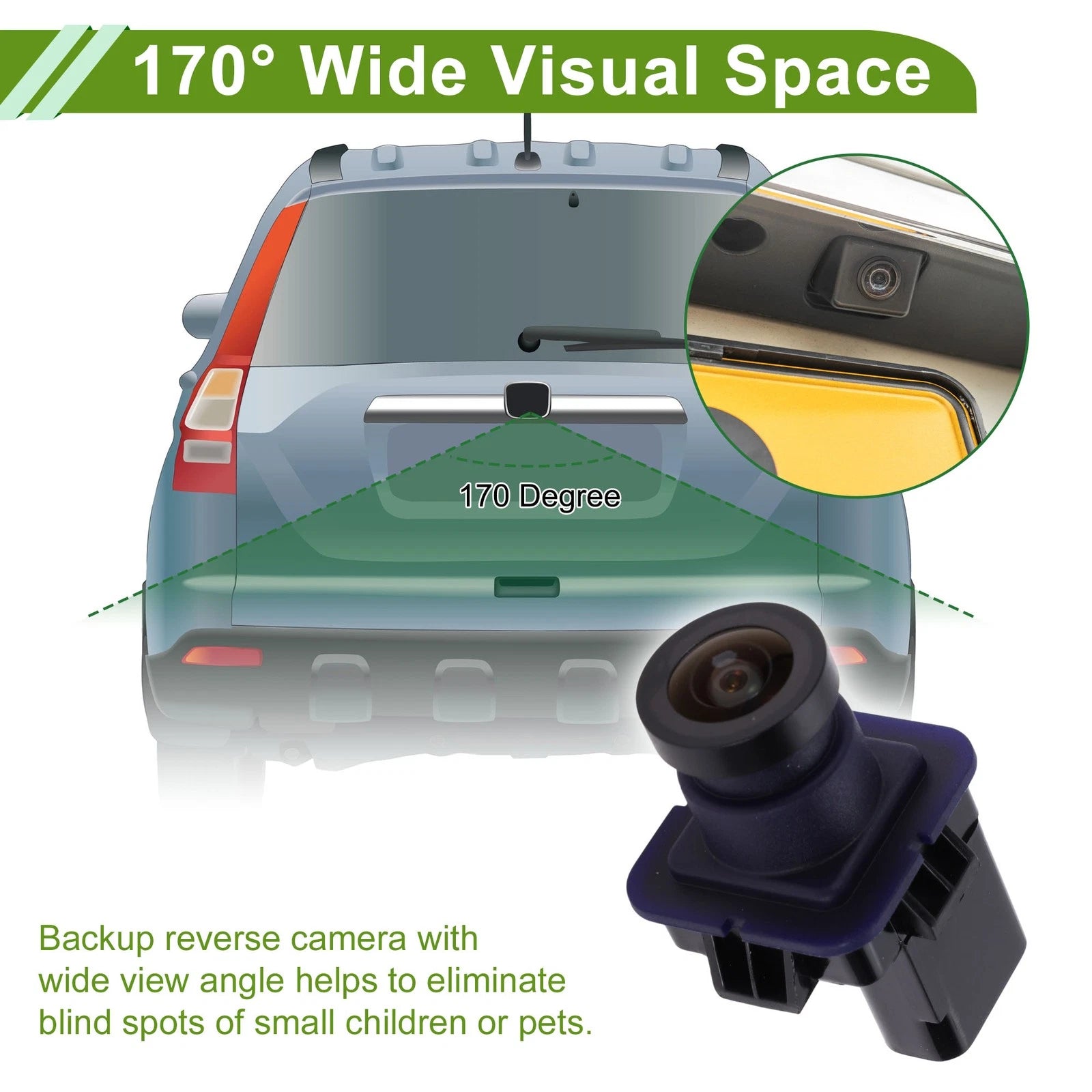 Rear View Backup Camera for Ford F-250 F-350 (No.EC3Z-19G490-A)