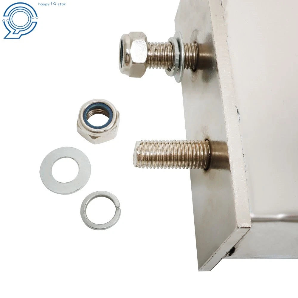 30" Steel Mud Flap Hanger for Universal Applications (Light Cutouts, Spring Loaded)
