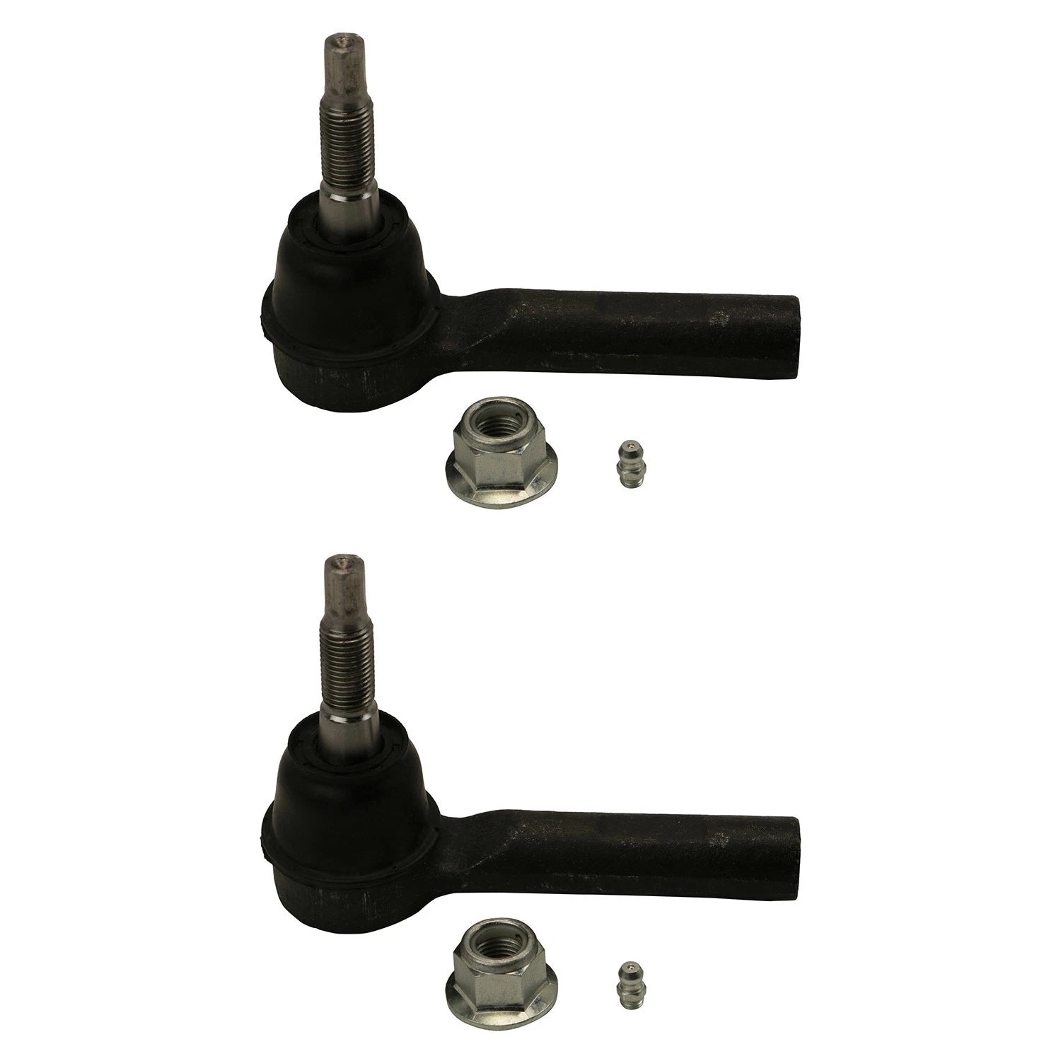2X Moog Front Outer Steering Tie Rod End Kit for Dodge 300 Challenger Charger
