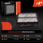 2X Engine Air Filter for Suzuki Grand Vitara (1999-2005) Chevy Tracker (1999-2004)