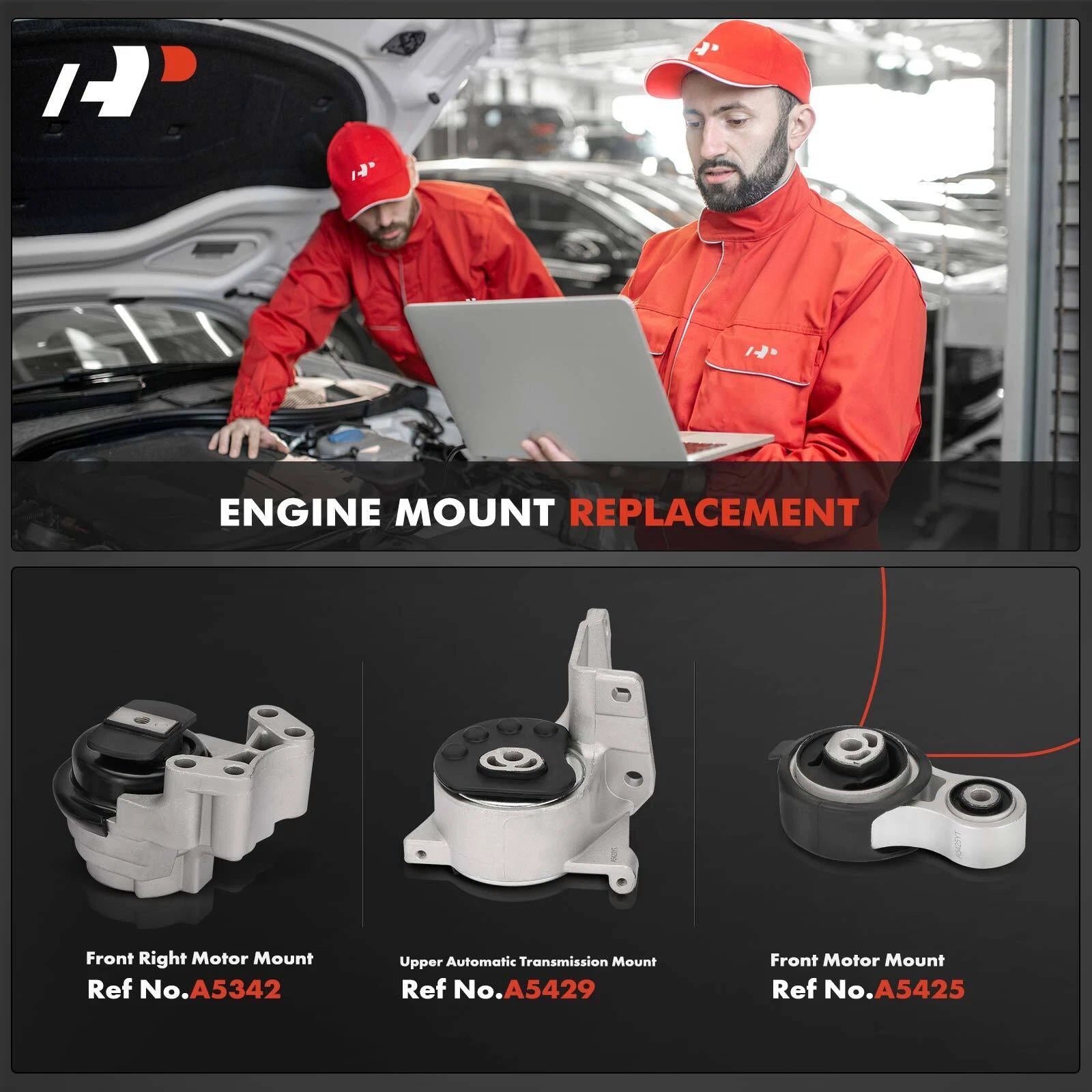 3X Engine Mount & Transmission Mount for Ford Taurus X (2008-2009)