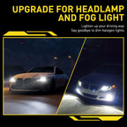 2X LED Bulbs Combo for H11 9005 9006 (Headlight Fog Light)