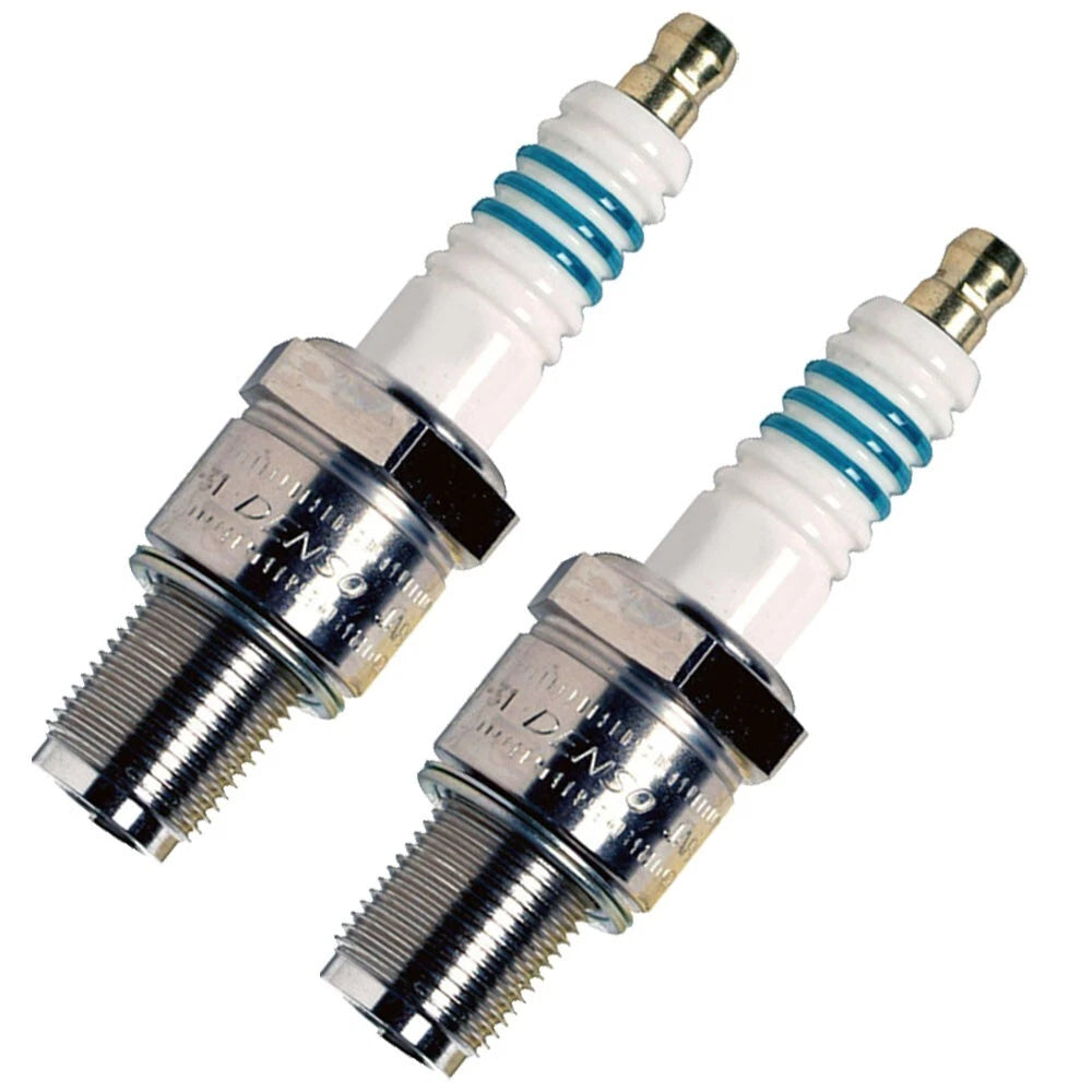 Set of 2 Denso Iridium Racing Spark Plugs Gap 0.027 for Mazda RX-7 (1978–2002)