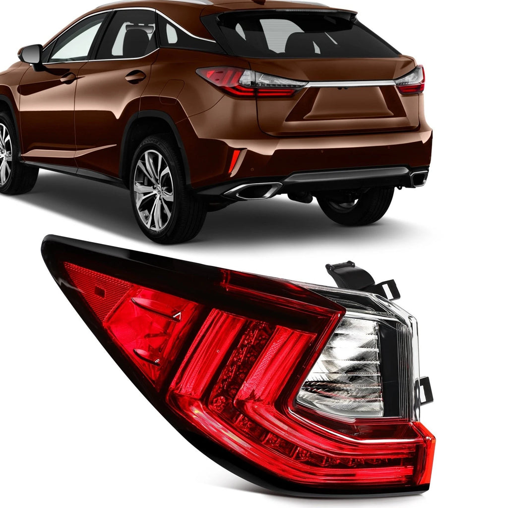 Left Driver LED Tail Light Assembly for Lexus RX350 RX450h (2016–2019)