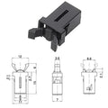 10Pcs Latch for Sunglasses Holder Overhead Console Trash Can Lid for Car