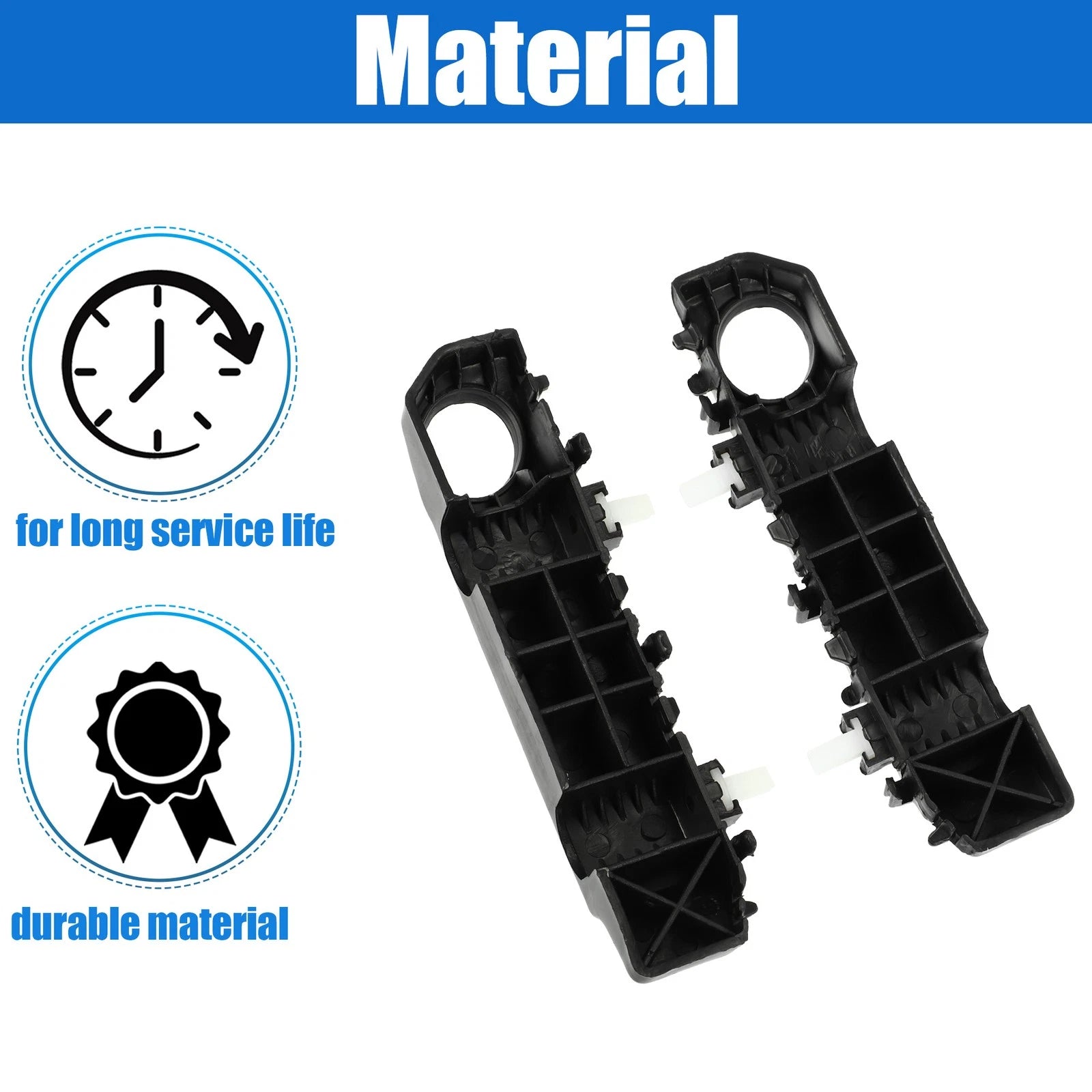 1 Pair Front Bumper Mounting Support Bracket for Kia Forte (2010–2018)