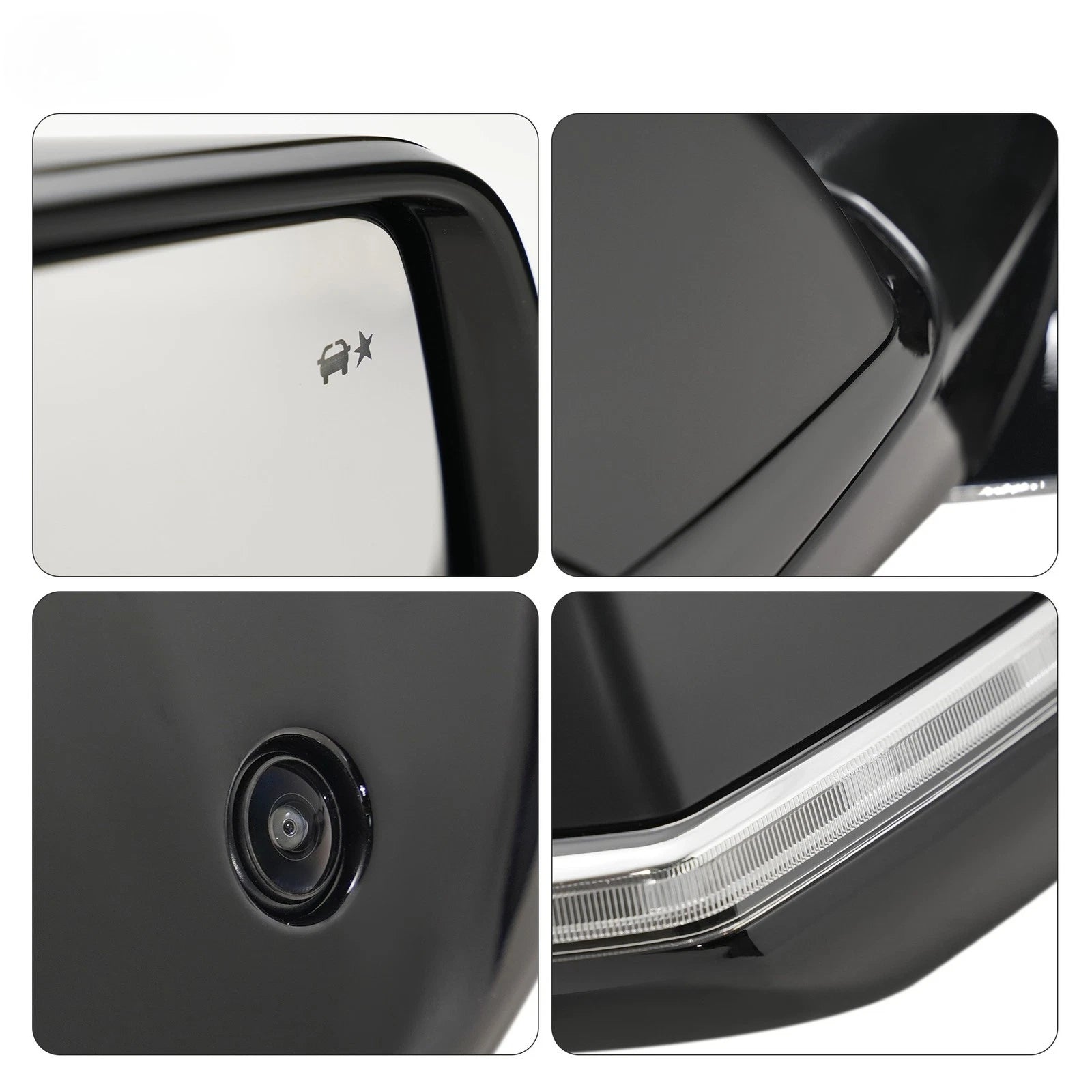 Side Mirror for Chevy Traverse (2018–2019) with Turn Signal, BSD, Camera, 16pin Right