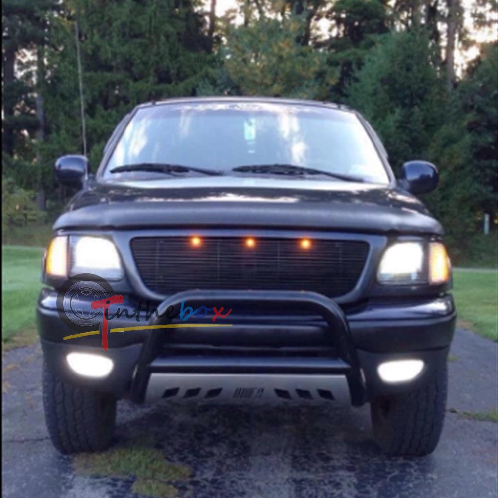 3PCS Amber LED Front Grill Driving Lights for Ford F150 (2009–2017)