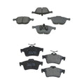 Set of 4 Hella Low-Met Disc Brake Pads for Ford Escape, Focus (2013–2019)