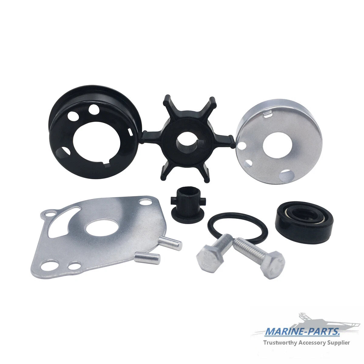 Water Pump Impeller Repair Kit for Yamaha Outboard (2 HP) 6A1-W0078-02-00