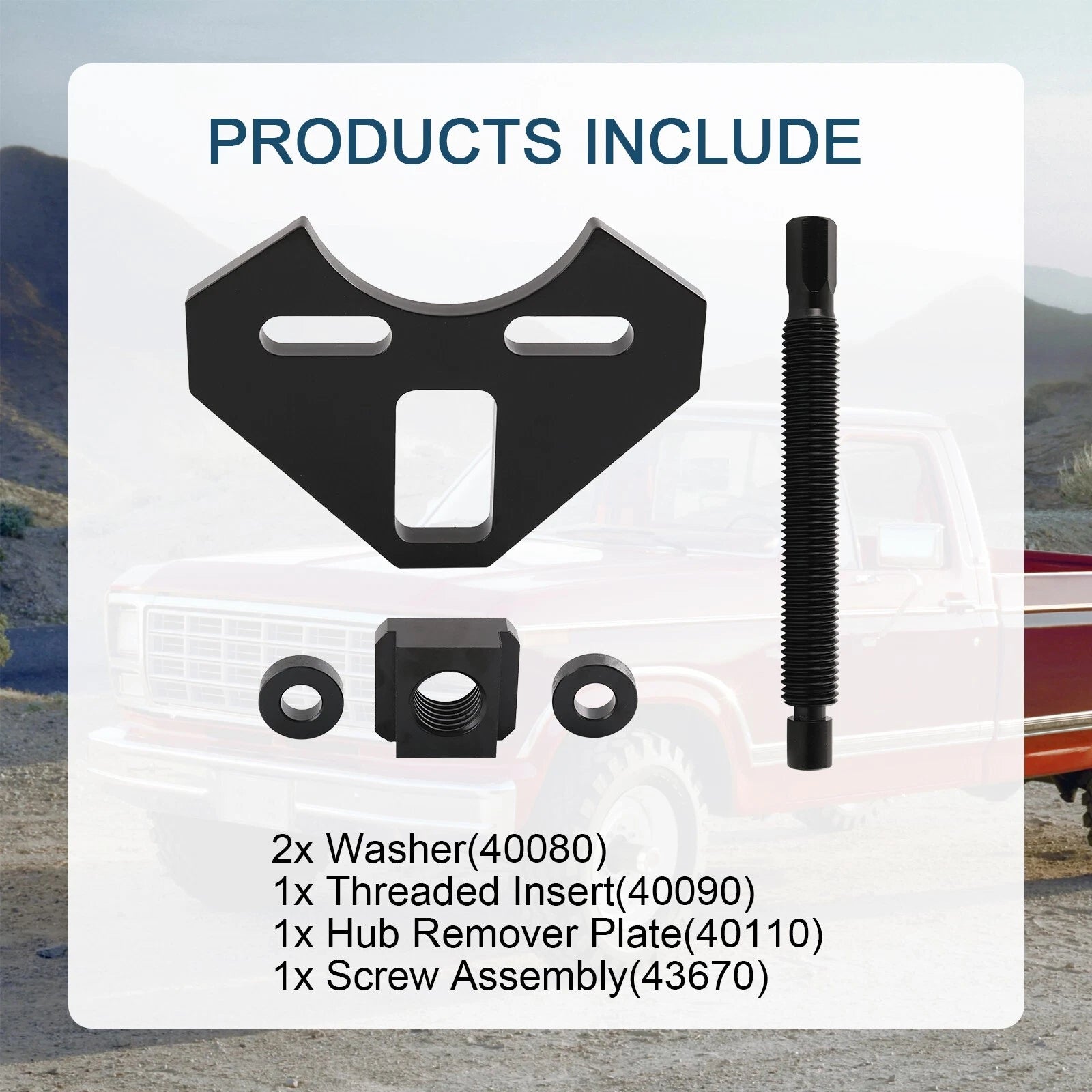 Hub Remover for Most 5-Bolt Vehicles (Universal)