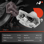 Front Left Disc Brake Caliper with Bracket for Honda Civic (2016-2021)