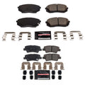 PowerStop Front & Rear Carbon-Fiber Ceramic Brake Pads Kit for Optima Sonata (2011–2020)