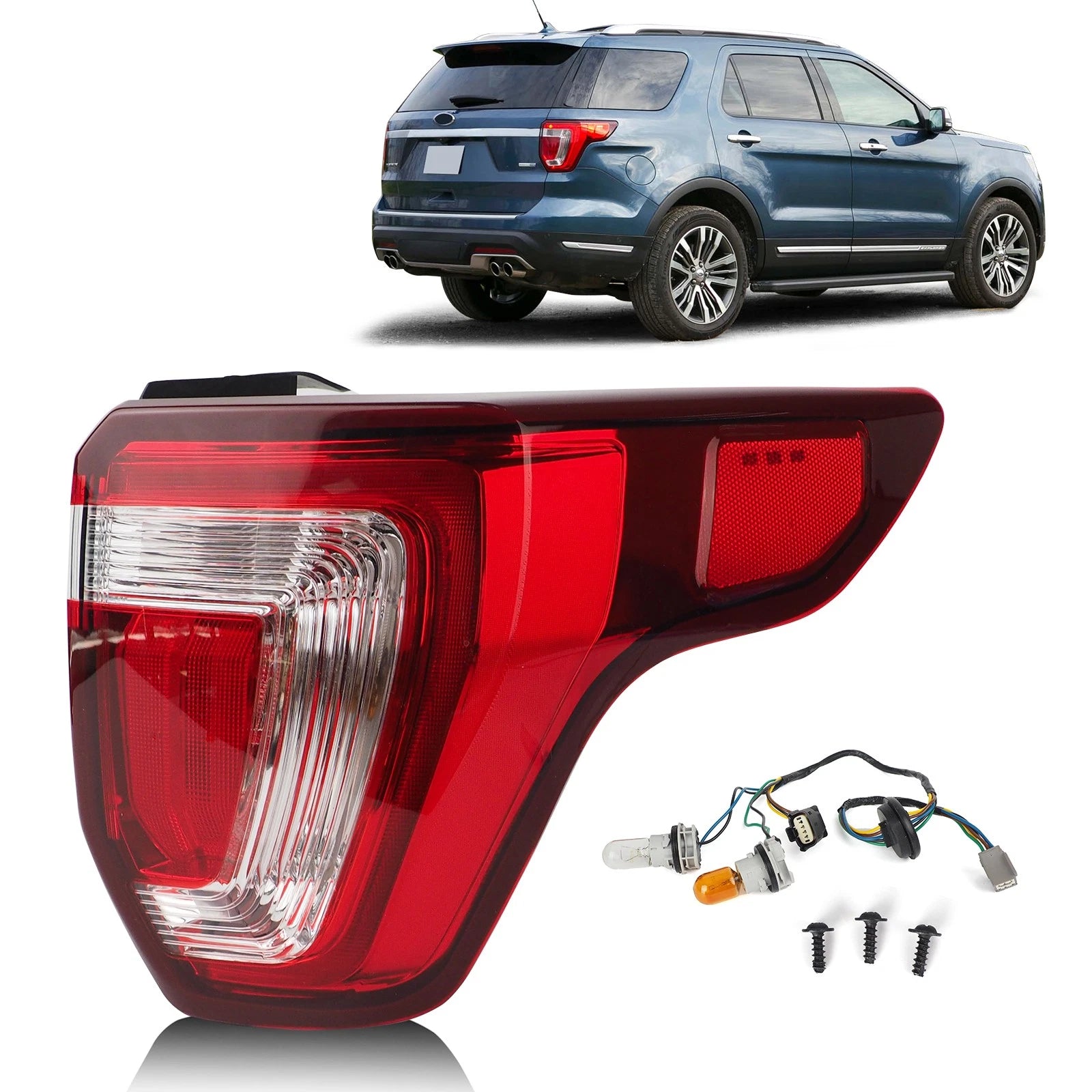 LED Tail Light Base for Ford Explorer (2016–2019) Right Side