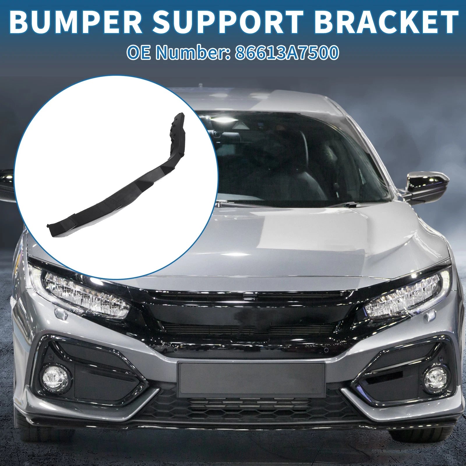 Right Front Bumper Retainer Bracket No. 865821W200 for Kia Rio (2012–2015)