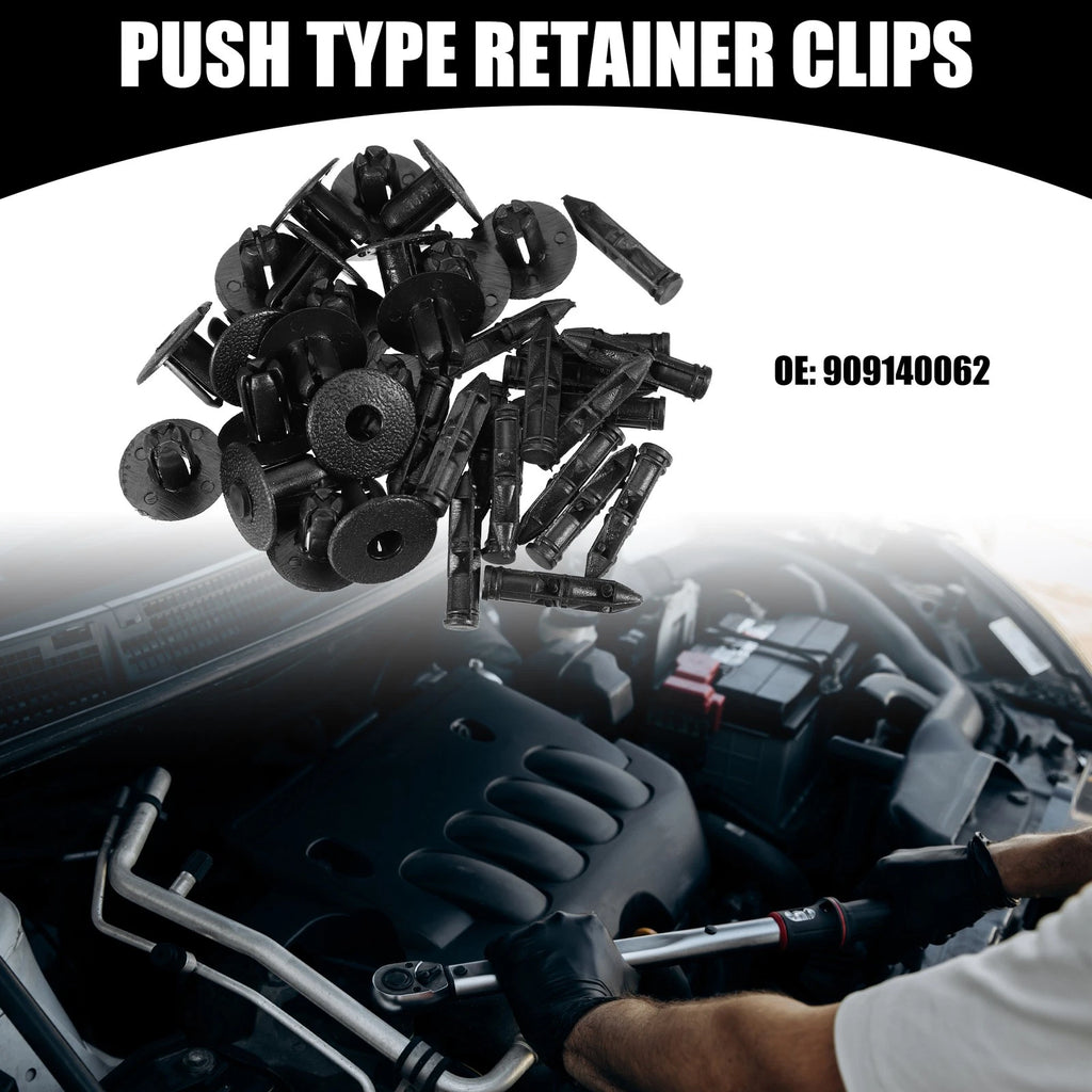 20 Pcs Push Type Retainer Clips No. 909140062 for Subaru Ascent (2019–2022)