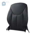 Front Left Leather Seat Cover for Jeep Wrangler (2013–2017) Black