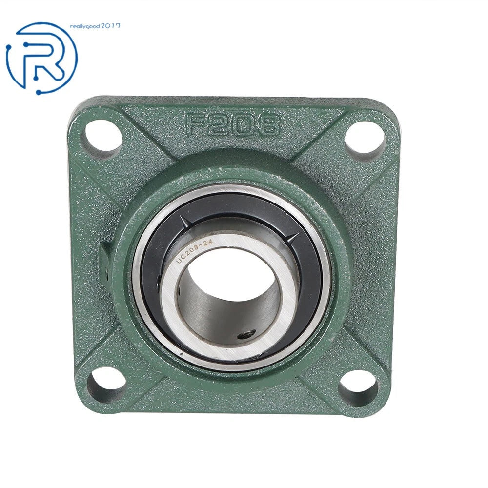 Set of 10 Pillow Block Flange Bearings for UCF208-24 (Fits Various Models)